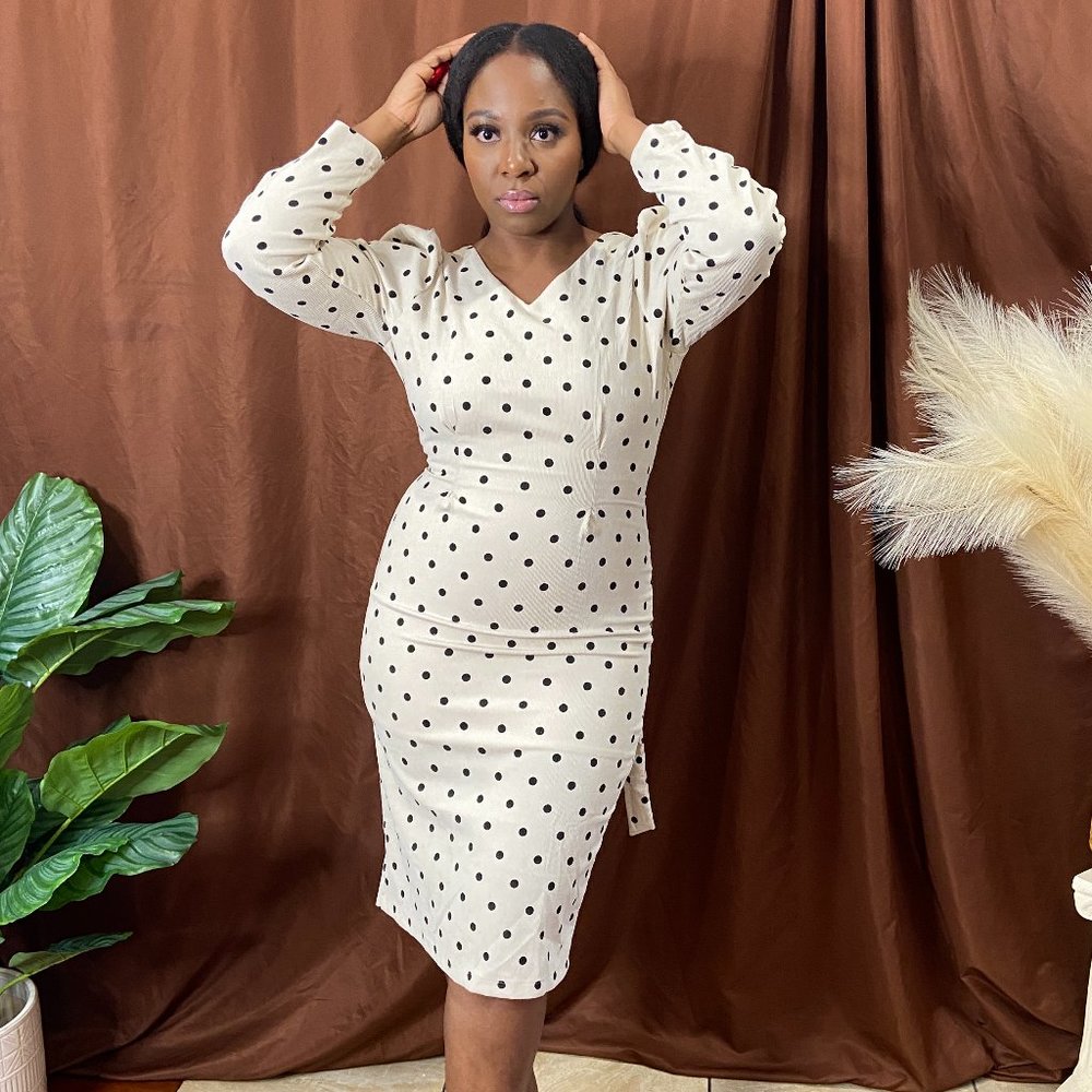 polka dot dress
